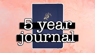 DIY 5 year journal 💜 Full journal setup process