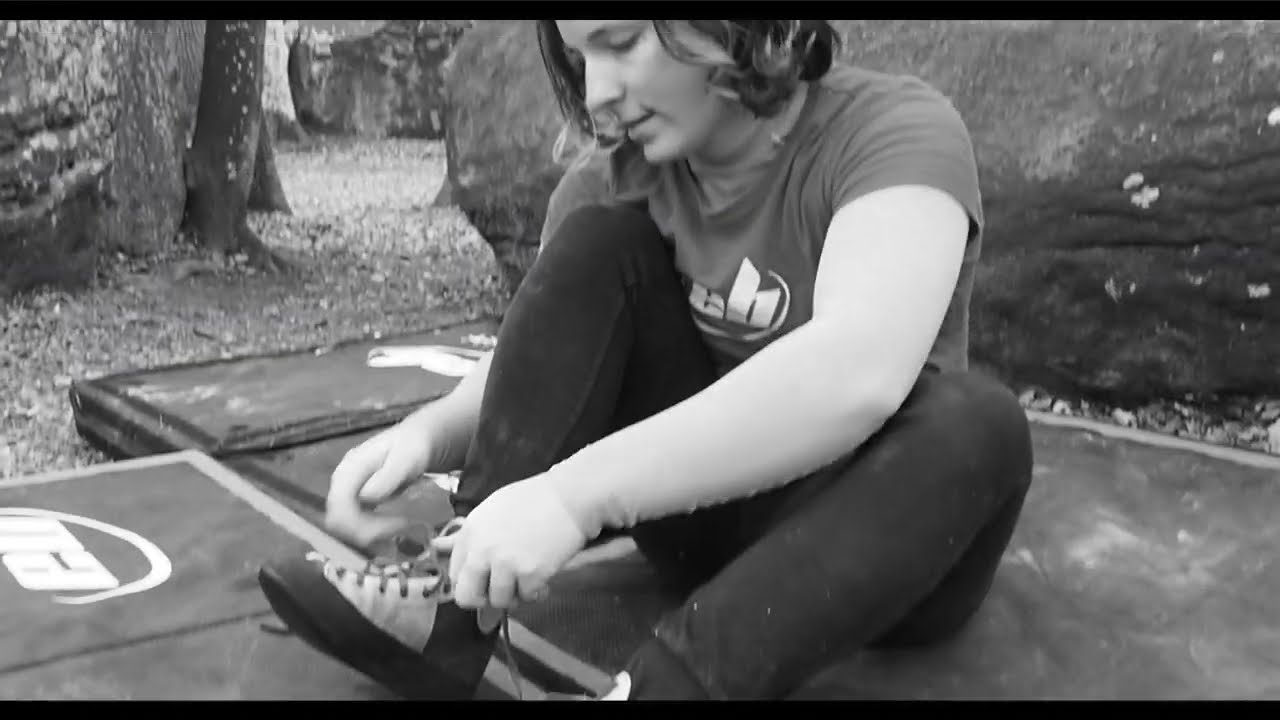 EB team is testing the Vintage Climbing shoes in Fontainebleau