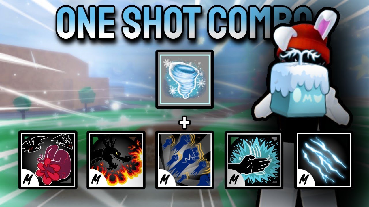 BLIZZARD ONE SHOT COMBO WITH BEST MELEE | Blox Fruits | 30M Bounty