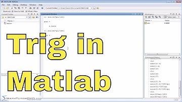 Matlab Online Tutorial - 16 - Trigonometric Functions and their Inverses