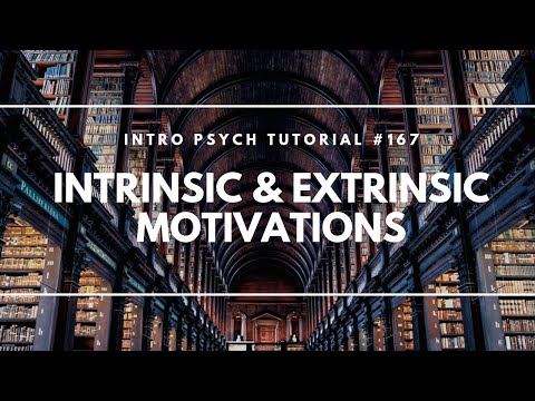 Intrinsic u0026 Extrinsic Motivations (Intro Psych Tutorial #167)