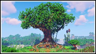 Forest Treehouse Base | Minecraft Timelapse