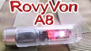 Trail trek review Rovyvon A8 Aurora flashlight