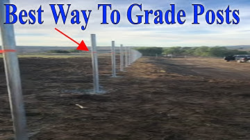 CHAIN LINK FENCE  GRADING POSTS  NO STRING! NO SAG!