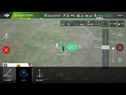 Новые режимы DJI Mavic Pro - Quickshot New Feature Flight Modes: Dronie, Helix, Rocket