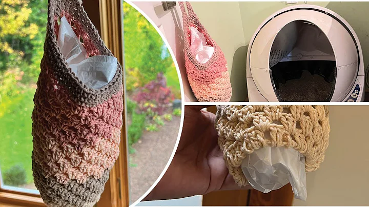 Amazing DIY: Crochet Plastic Bag Dispenser with Left Hand