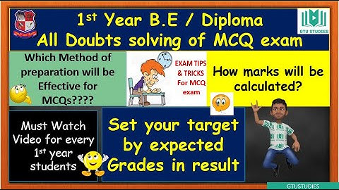 1st year GTU MCQ Exam Winter 2020 -  Doubt solutions about online MCQ Exam