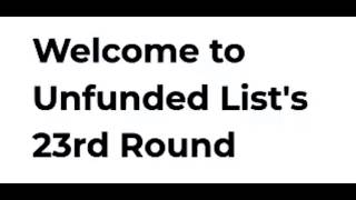 Fall 2026 Unfunded List Q&A And Proposal Review Training