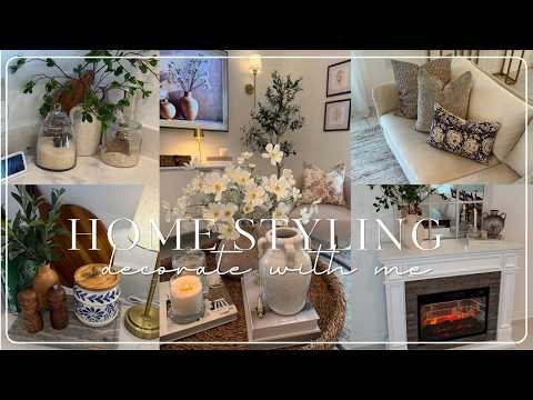 SUMMER DECORATE WITH ME | Styling New Decor | Neutral Home Decor thumbnail
