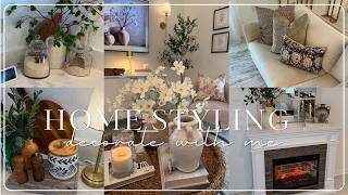SUMMER DECORATE WITH ME | Styling New Decor | Neutral Home Decor