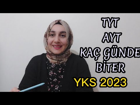 TYT-AYT Kaç Günde Biter Sorusu #yks2023 #tyt