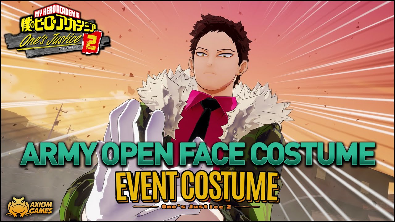 My Hero One's Justice 2 - Chisaki Army Open Face Costume - YouTube