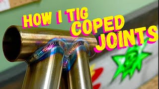 Tig Welding a COPED TUBE JOINT!!