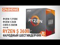 Сравнение Ryzen 5 3600 с Ryzen 7 2700X, Ryzen 5 2600 и Core i5-8600K: Народный шестиядерник