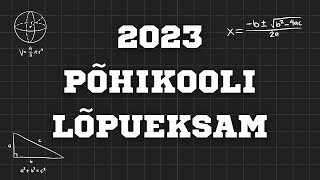 Matemaatika Põhikooli Lõpueksam 2023