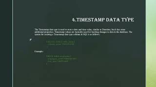 Complex Data Type in Database (Date and Time)