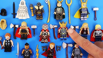 Top LEGO Marvel Thor: Love and Thunder minifigures + Loki (Unofficial)