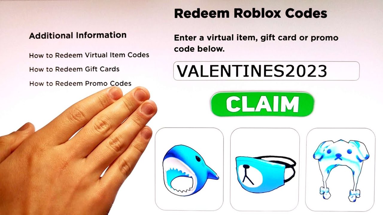 6 *NEW* Roblox PROMO CODES 2023 All FREE ROBUX Items in MARCH + EVENT