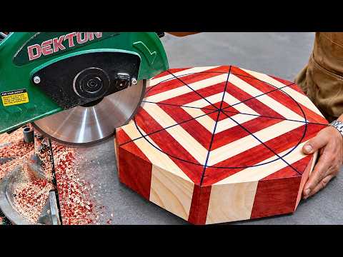 Assembling And Cutting A Simple Safe Bowl Using Saw - Most Carpenters Don't Know This Method