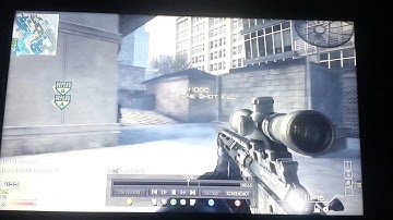 Quick scope no scope headshot mw3