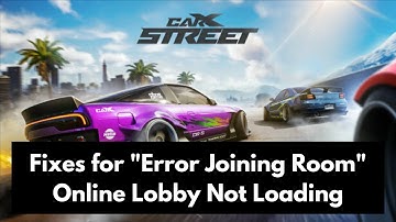 Herstel "Fout bij het toetreden tot kamer" in CarX Drift & CarX Street – Kan niet deelnemen aan o...