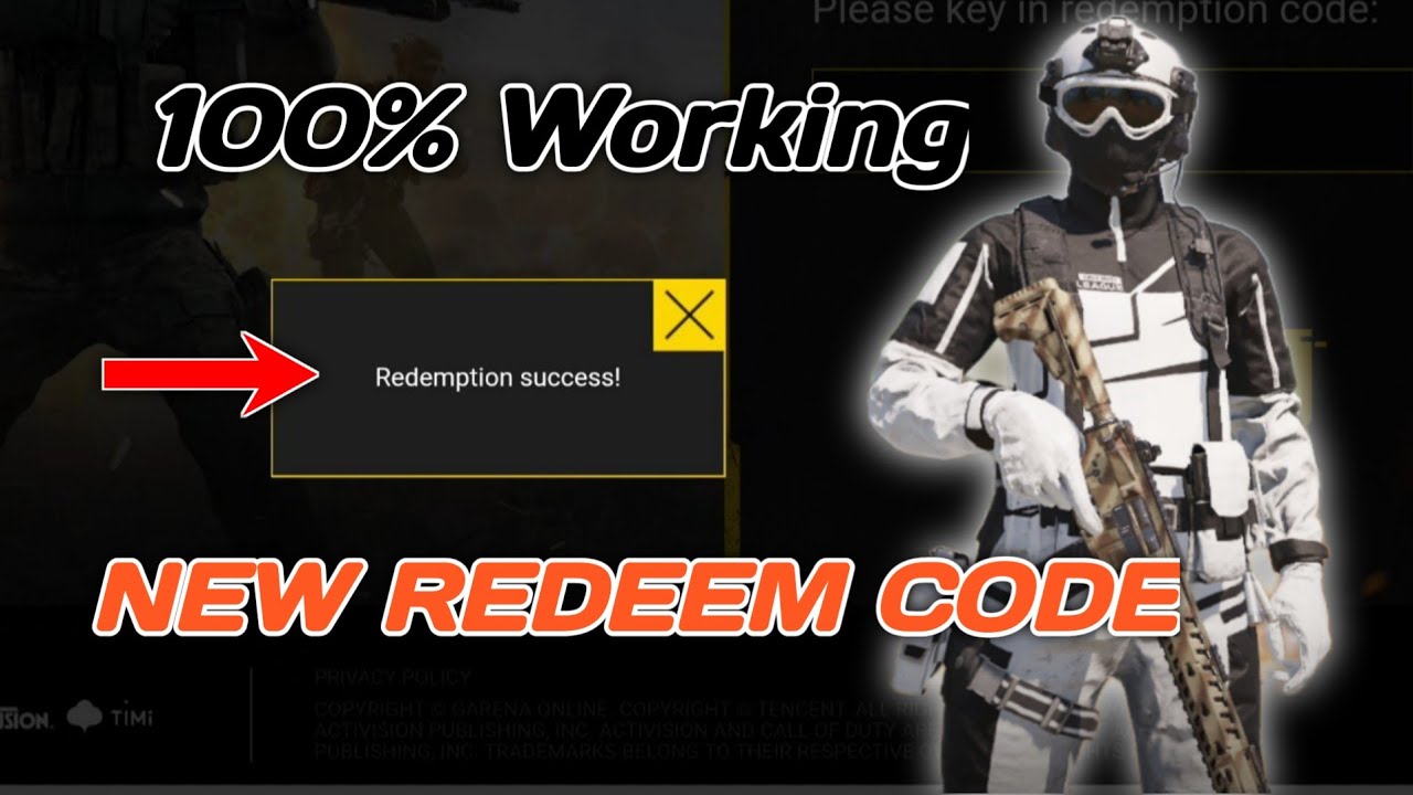 Today's New working Redeem Code Codm 2023, September New working Redeem  Code Cod mobile