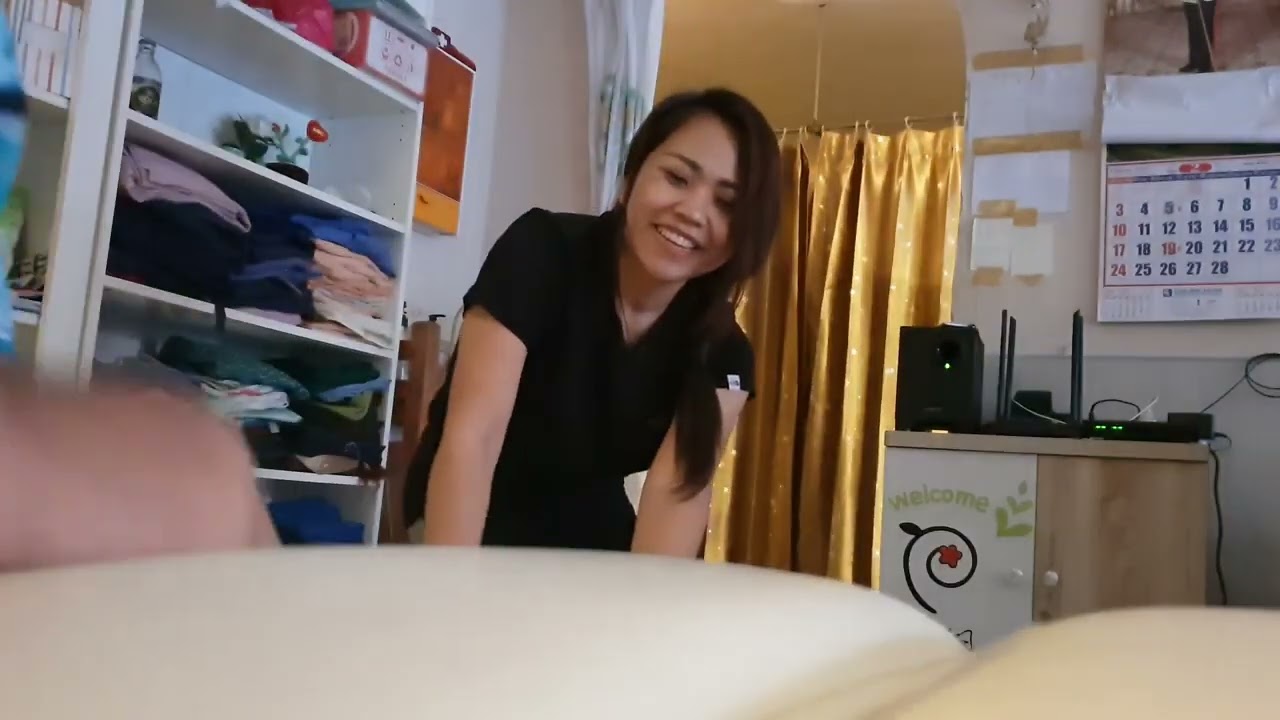 Thai shoulder and neck massage, Pattaya, Thailand