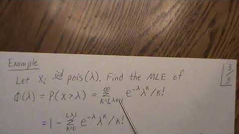 Maximum Likelihood Estimation
