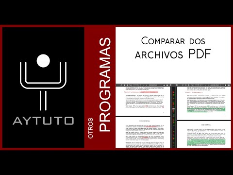 Video: ¿Cómo comparo un documento PDF y Word?