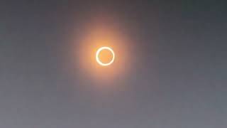 Annular Eclipse at Stonehenge (14x timelapse, Oct 14, 2023)