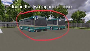 In found the two japanese bus in evertech sandbox