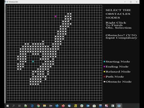 Dijkstra Shortest Path Algorithm C++ Visualization