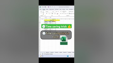 Time saving Excel trick #excelshorts #exceltricks #exceltips #excelvideos #exceltutorials #msexcel