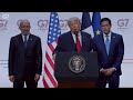 Donald Trump holds a news conference at the end of the G7 summit – watch live