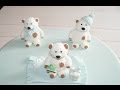 Ведмедик Тедді з мастики.  TEDDY bear. Торт з ведмедиками