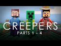 LEGO Minecraft: Creepers COMPLETE Vol. 1 Movie (Parts 1 - 4)