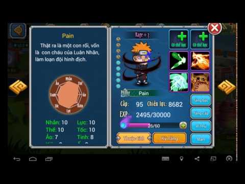 Học Viện Ninja | Giới thiệu chi tiết các ninja trong game | Phần 1 - Pain