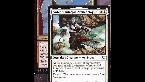 Akiri, Line Slinger  Ardenn//Intrepid Archaeologist Commander Deck