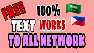 FREE TEXT  TO ALL NETWORK TO PHILIPPINES 🇵🇭100% Works /tagalo video tutorial screenshot 5