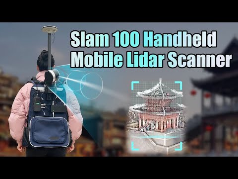 Slam100| Handheld Lidar Scanner With Rtk x Backpack Package| High Precision 3D Point Cloud Data