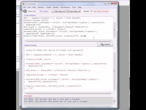 Rmdr How to stack data