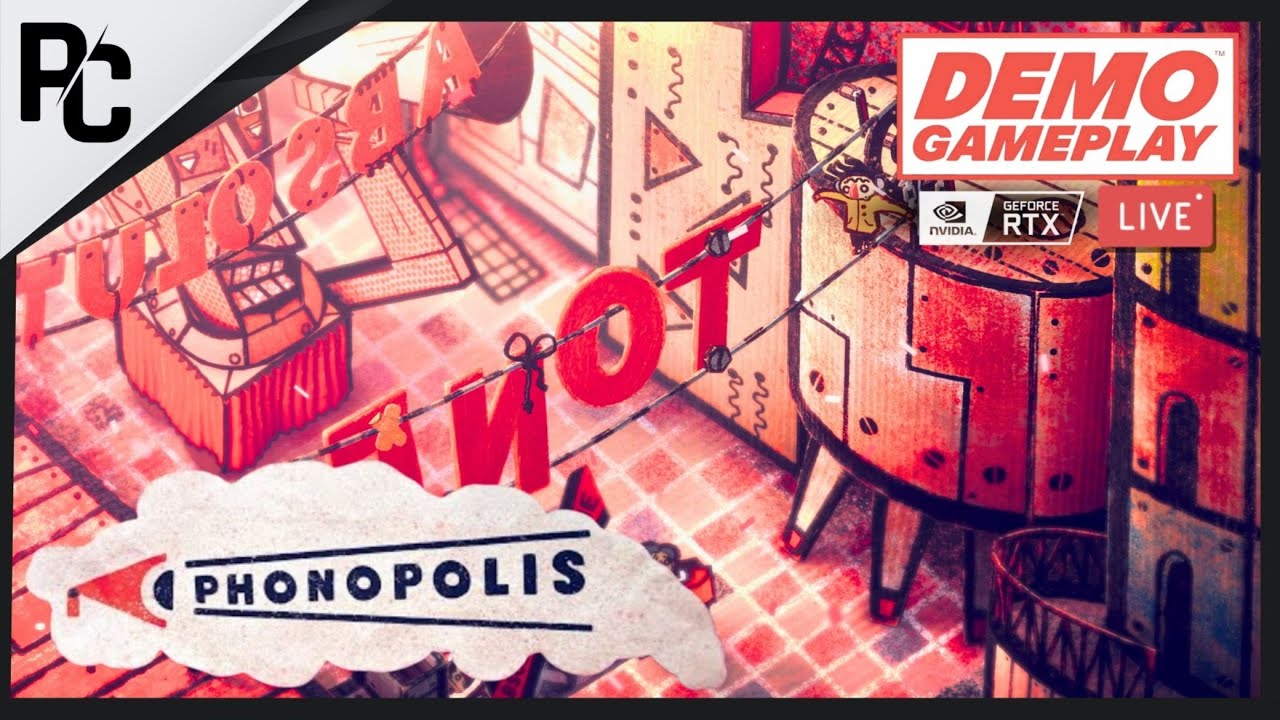 PHONOPOLIS Gameplay -  First 30 Mins  - 4k PC
