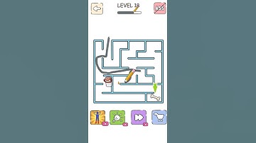 Maze Craze Level 18 get the bone #gameplay #walkthrough