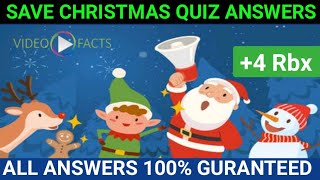 Save Christmas Quiz Answers 100% Guranteed |Videofacts|Global Records