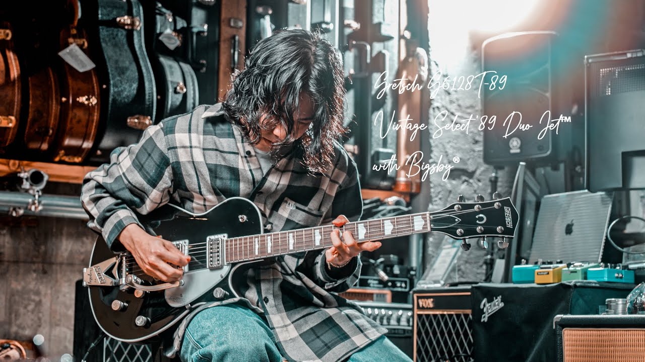 Gretsch G6128T-89 Vintage Select '89 Duo Jet  with Bigsby®︎ Black 2021’s