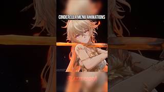 Cinderella Menu Animations | Silver Palace #Shorts #SilverPalace #Cinderella #Gacha