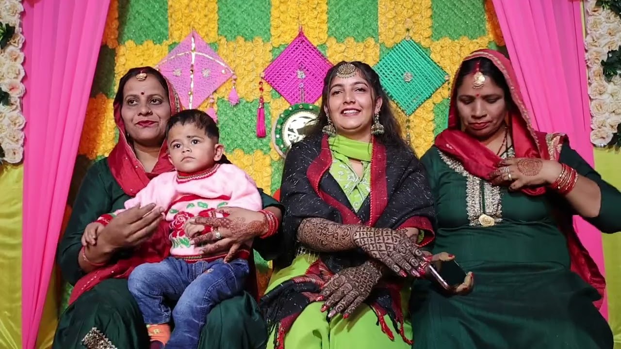 महंदी शादी का सबसे प्यारा पल होता है ! Mhandi ! @mr.mrs.patyal7109 shadi family 