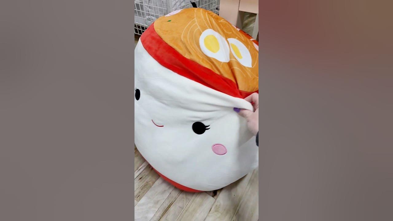 BIGGEST Squishmallow Ever!! Ramen Squishmallow squishmallow plushies
