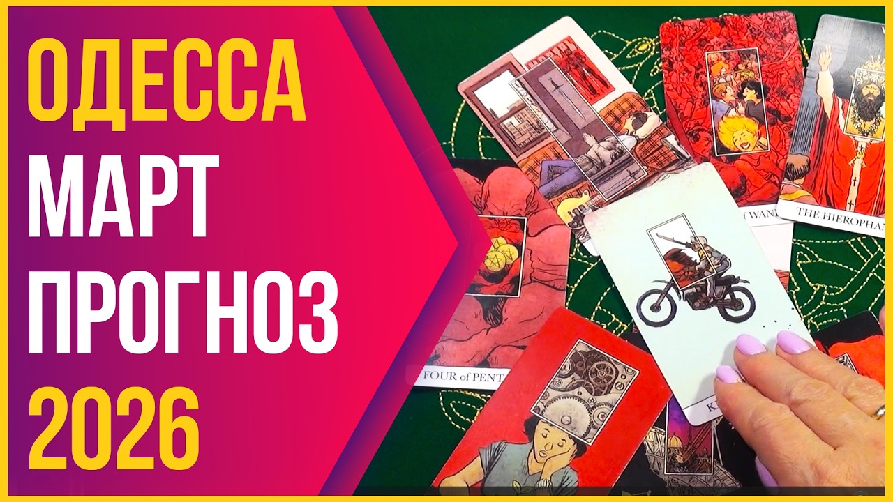 Таро ПРОГНОЗ для ОДЕССЫ ⚓ МАРТ 2026 🔥 Гадание онлайн 🔮 Расклад на картах