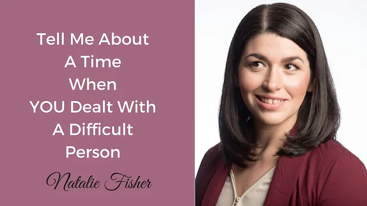 👊 Interview Question | A Time you Dealt with a Difficult COWORKER (+ Example)